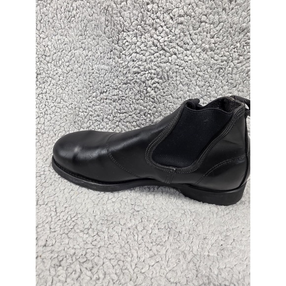 1982 WEINBRENNER Black Leather Safety Toe BILTRITE Sole Chelsea Boots Men\'s 7 EE main image 13
